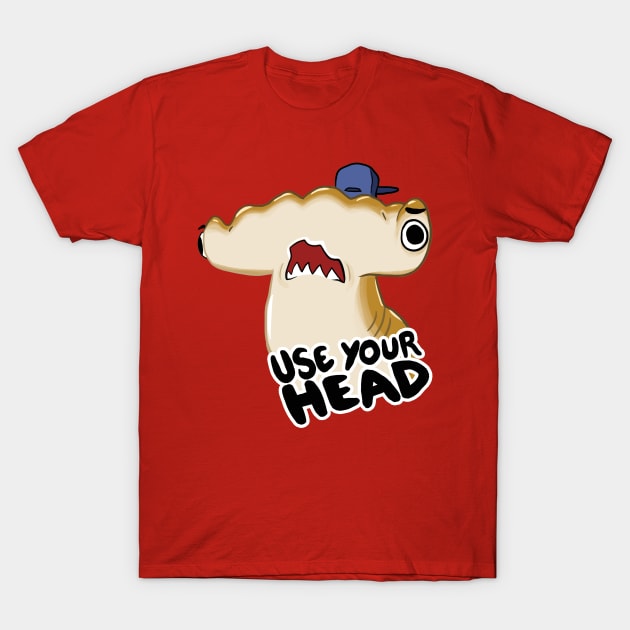 Sharks With Hats - Hammerhead T-Shirt by ProfessorBees